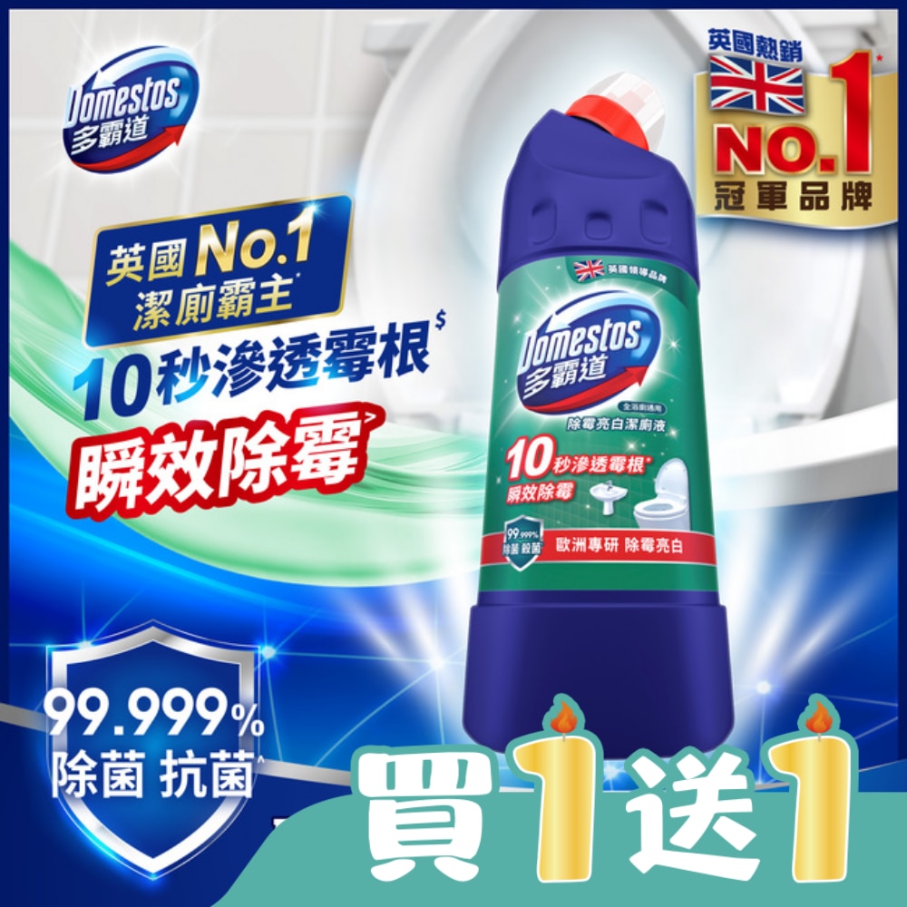 多霸道強效潔廁液松木香 600G