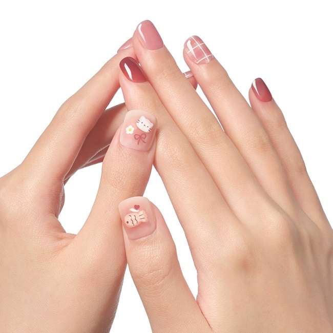 Dashing Diva/M 薄型經典美甲片-貓貓日常-30片