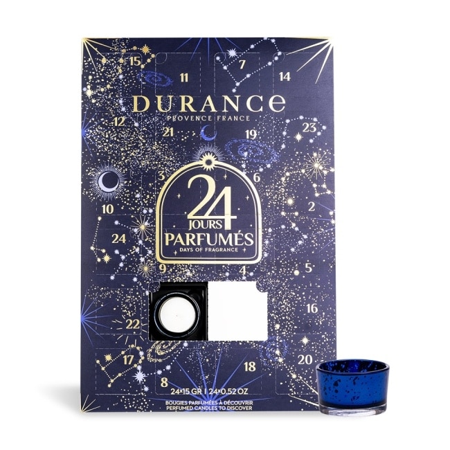 DURANCE 朵昂思 法式星夜香氛珍藏禮盒-[香氛蠟燭15gx24+燭台]-專櫃公司貨