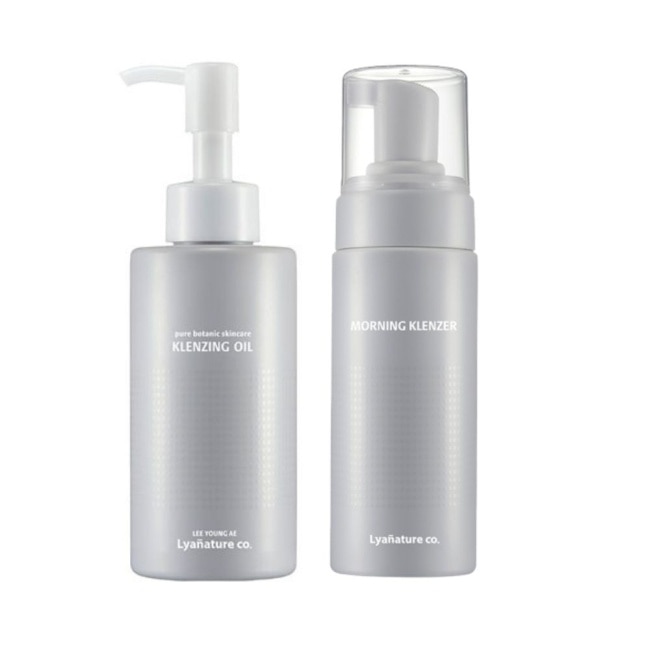 【Lyanature】李英愛親研LYA 植物香超滑細卸妝油140ml+山茶花洗臉慕斯150ml