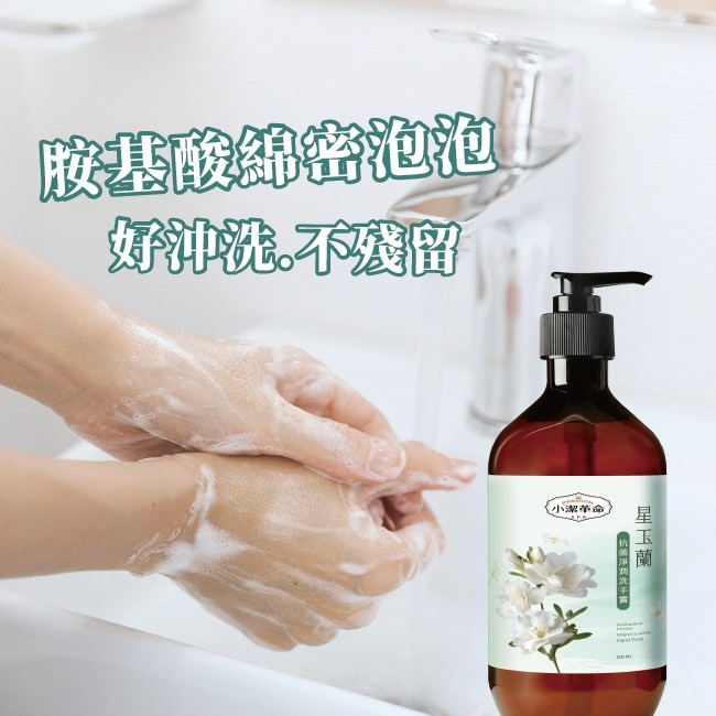 小潔革命 星玉蘭抗菌淨潤洗手露500ml