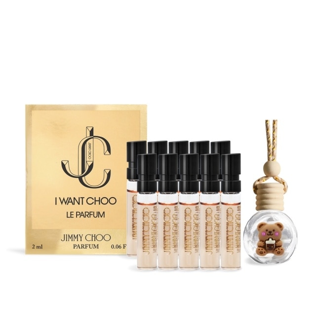 JIMMY CHOO 熾愛金迷香精(2mlX10)送擴香掛飾-專櫃公司貨