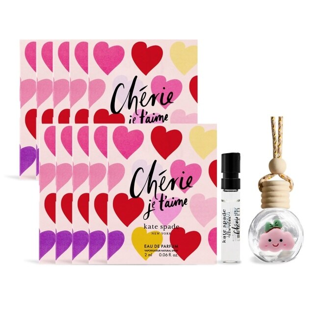 KATE SPADE 啵啵愛戀淡香精針管(2mlX10)送擴香掛飾-專櫃公司貨