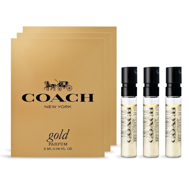 COACH 時尚閃耀香精針管(2ml)X3-香水隨身針管試香-專櫃公司貨