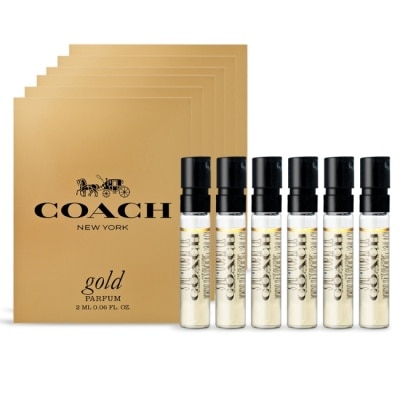 COACH COACH 時尚閃耀香精針管(2ml)X6-香水隨身針管試香-專櫃公司貨