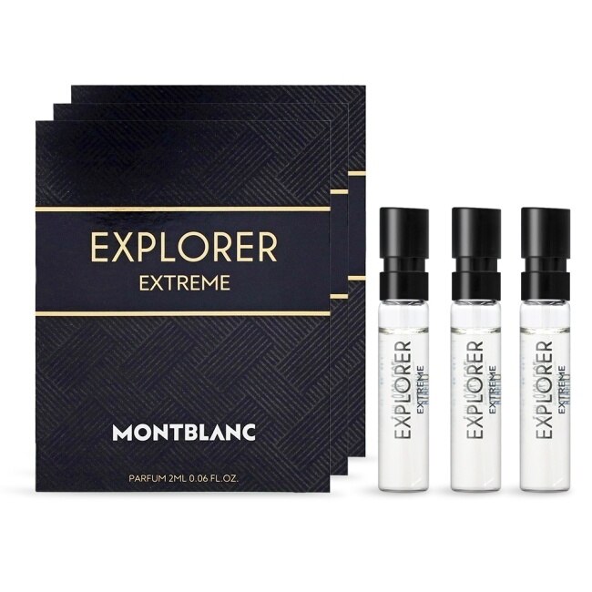 MONTBLANC 萬寶龍 探尋巔峰香精針管(2ml)X3-香水隨身針管試香-專櫃公司貨