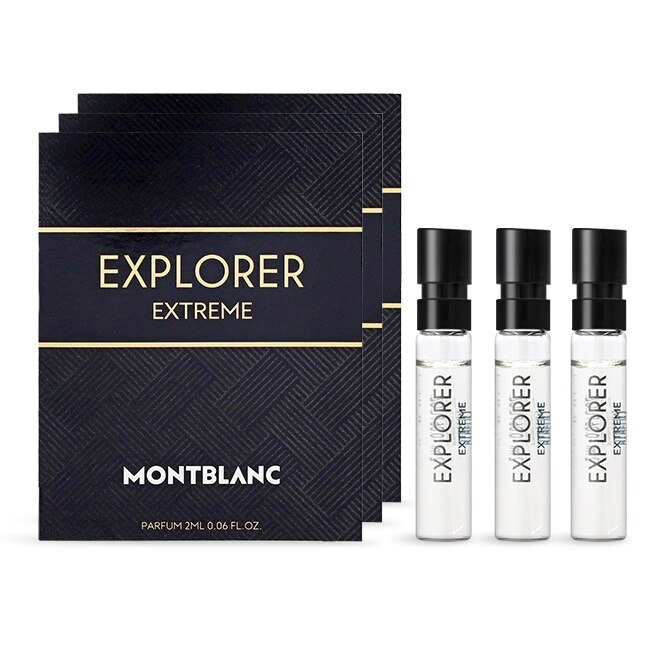 MONTBLANC 萬寶龍 探尋巔峰香精針管(2ml)X3-香水隨身針管試香-專櫃公司貨