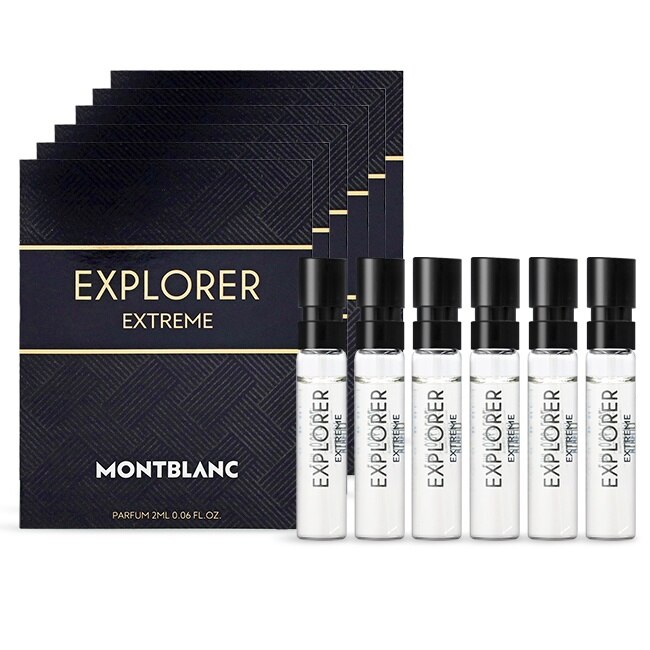 MONTBLANC 萬寶龍 探尋巔峰香精針管(2ml)X6-香水隨身針管試香-專櫃公司貨