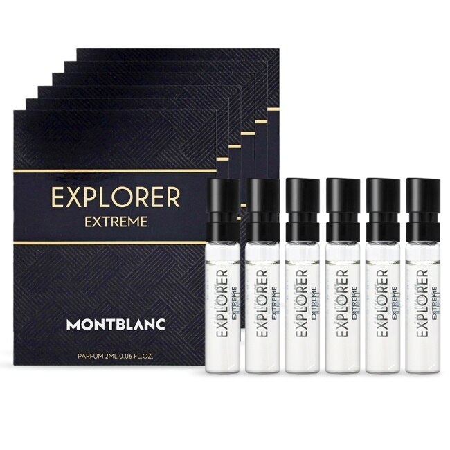 MONTBLANC 萬寶龍 探尋巔峰香精針管(2ml)X6-香水隨身針管試香-專櫃公司貨