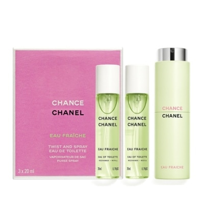 CHANEL 香奈兒 CHANEL 香奈兒 CHANCE 淡香水綠色氣息版(20mlX3)EDT-國際航空版