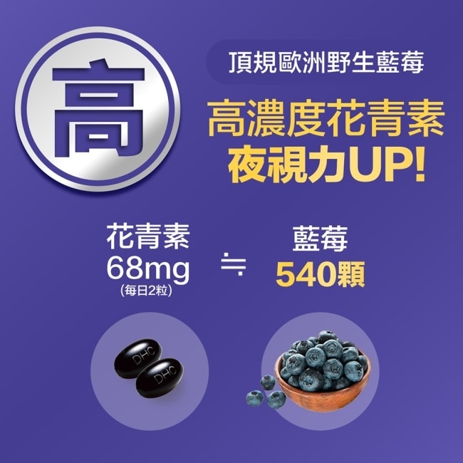 DHC 速攻藍莓 (30日份) image