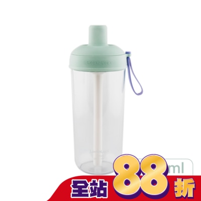 LOCK&LOCK樂扣樂扣 - 樂扣樂扣嚼對搖搖吸管杯700ml/迷霧薄荷綠