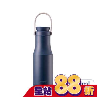 LOCK&LOCK樂扣樂扣 - 樂扣樂扣都會不鏽鋼保溫瓶/470ml/海軍藍
