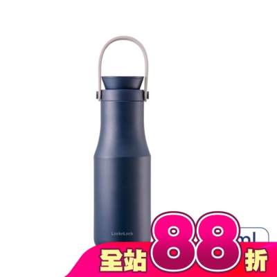 LOCK&LOCK樂扣樂扣 - 樂扣樂扣都會不鏽鋼保溫瓶/470ml/海軍藍