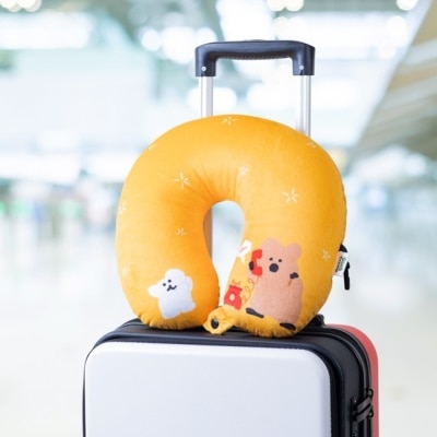 Watsons 屈臣氏 DINOTAENG 綠意圍繞U型枕 (黃)