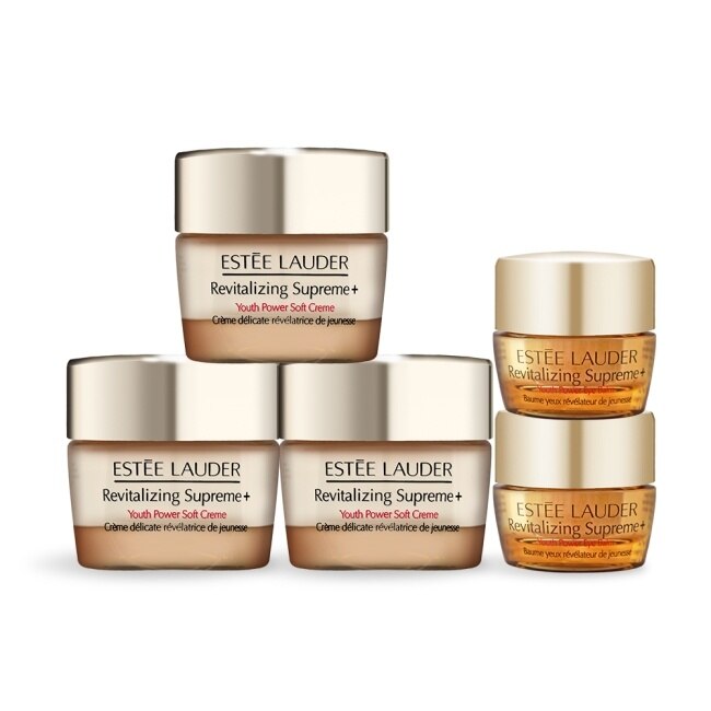 ESTEE LAUDER 雅詩蘭黛 年輕無敵膠原霜(15ml)X3+年輕無敵膠原眼霜(5ml)X2-專櫃公司貨