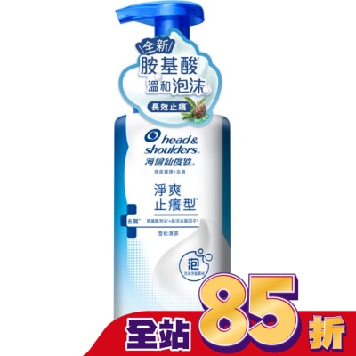 海倫仙度絲 海倫仙度絲淨爽止癢型泡沫洗髮慕絲360g