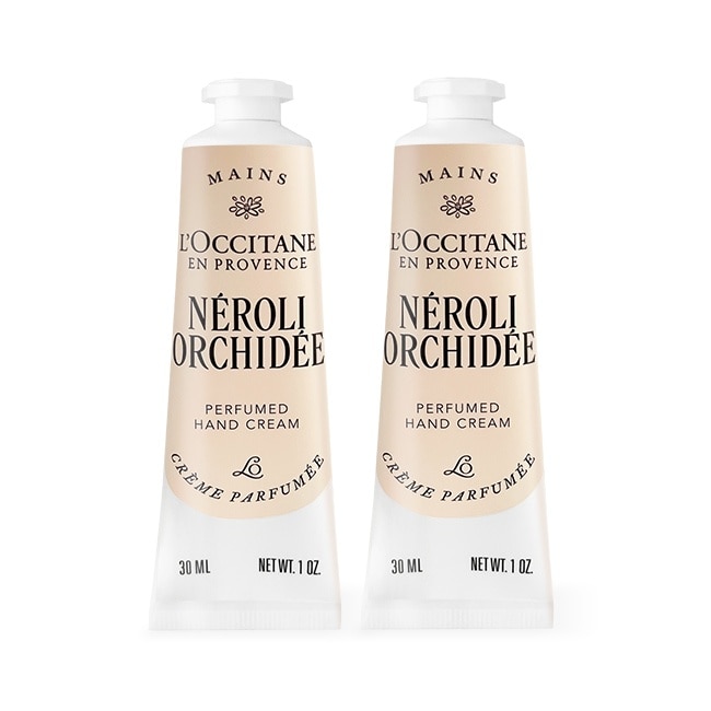 L’OCCITANE 歐舒丹 橙花蘭花護手霜(30ml)X2-全新包裝-專櫃公司貨