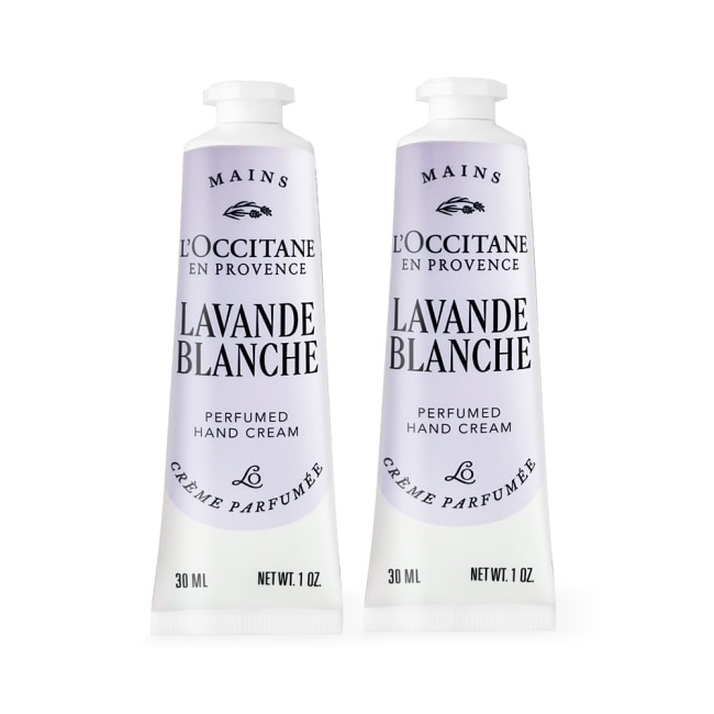 L’OCCITANE 歐舒丹 白薰衣草護手霜(30ml)X2-全新包裝-專櫃公司貨