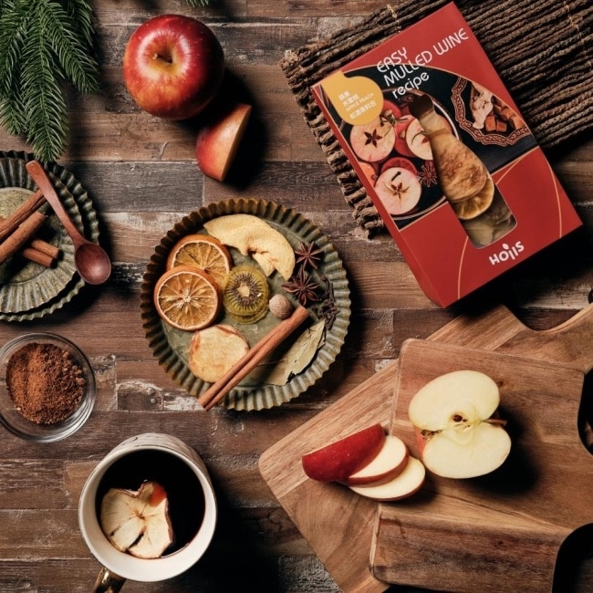 派對款紅酒香料包2盒組_蘋果水蜜桃、桂花迷迭香各一(可煮750ml)