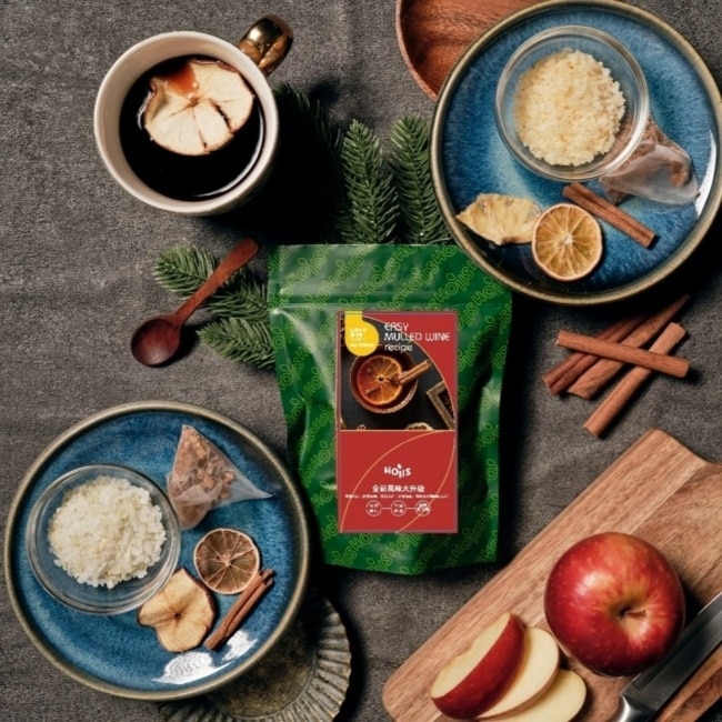 獨享包雙果味紅酒香料包2袋組_每袋內含橙香鳳梨款1包 +檸檬蘋果款1包