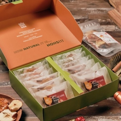 Hoiis好集食 雙果味紅酒香料包_聖誕禮盒組12入(附禮品袋)_(柑橘+檸檬各6入)