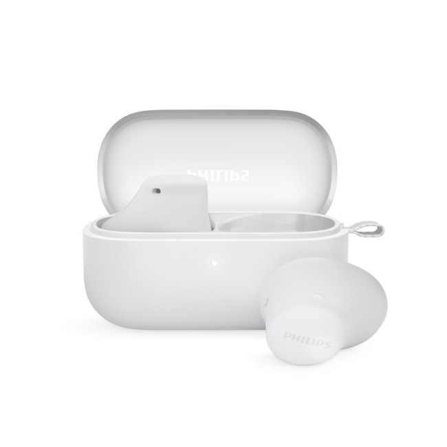 PHILIPS 睡眠舒適型AI通話降噪藍牙耳機(白)-TAT2149WT