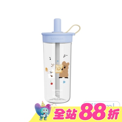 LOCK&LOCK樂扣樂扣 - 樂扣樂扣嚼對FUN飲吸管杯750ml/呆萌町/藍