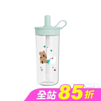 LOCK&LOCK樂扣樂扣 - 樂扣樂扣嚼對FUN飲吸管杯750ml/呆萌町/綠