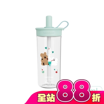 LOCK&LOCK樂扣樂扣 - 樂扣樂扣嚼對FUN飲吸管杯750ml/呆萌町/綠
