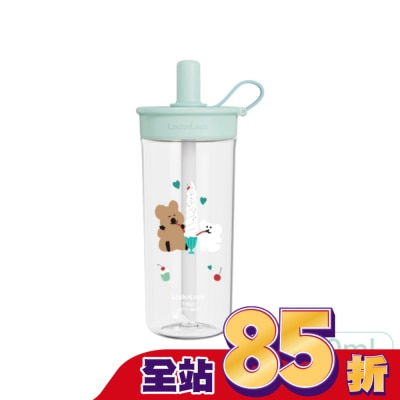 LOCK&LOCK樂扣樂扣 - 樂扣樂扣嚼對FUN飲吸管杯750ml/呆萌町/綠