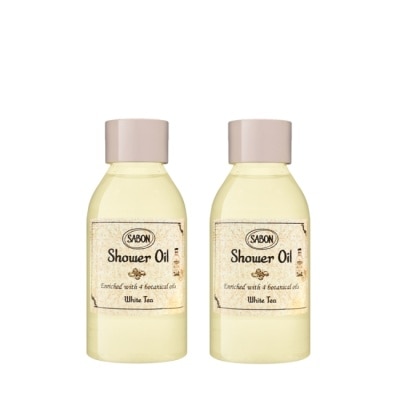 SABON SABON White Tea 白茶沐浴油 100ml 二入組