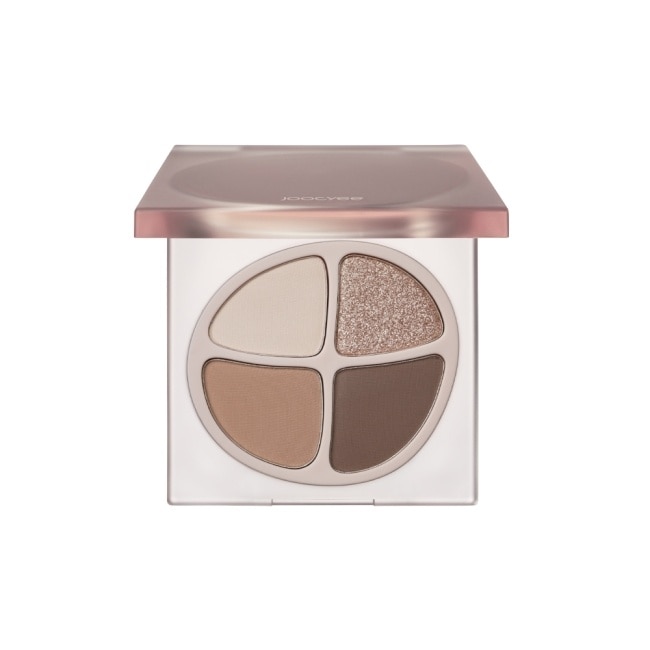 JOOCYEE酵色 四色眼影盤4.3g F12霧桃盤