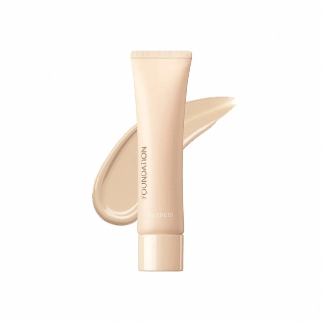 【韓國 THE SAEM 得鮮】空氣棉感粉底液 30ml 自然米