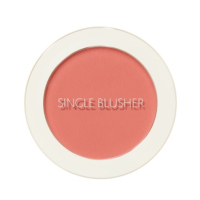 【韓國 THE SAEM 得鮮】粉嫩馬卡龍單色腮紅餅5g CR02