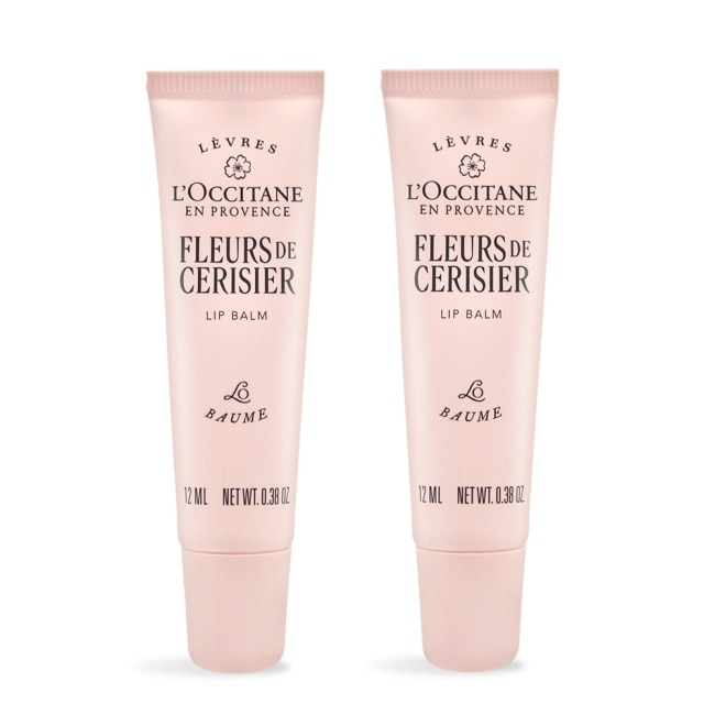 L’OCCITANE 歐舒丹 櫻花護唇膏(12ml)X2-新版-專櫃公司貨