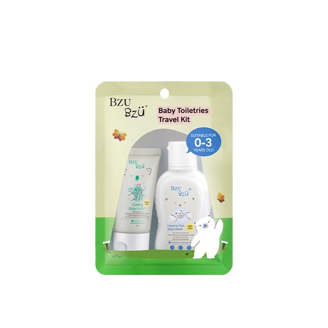 BZU BZU 嬰兒洗沐旅行組(洗髮沐浴露50ml+乳液25ml_舒緩香)