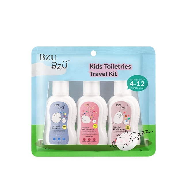 BZU BZU 兒童洗沐旅行組(洗髮精50ml+潤髮乳50ml+沐浴乳50ml)
