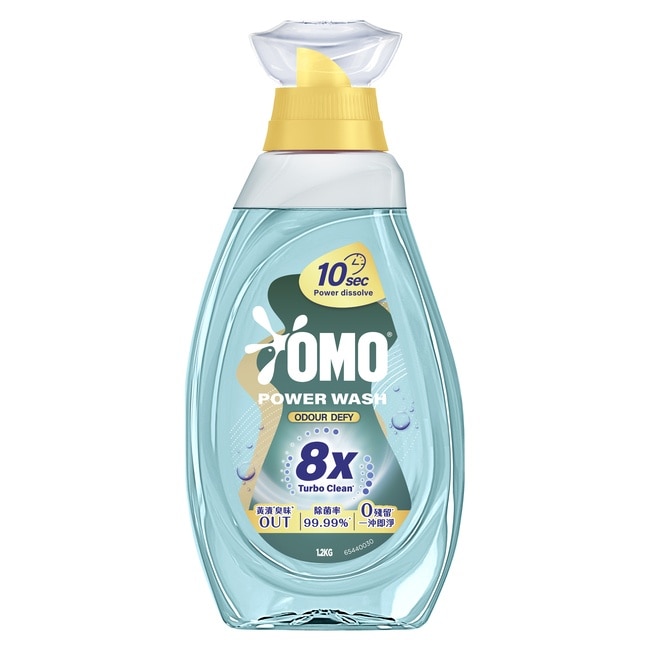 OMO 極淨速溶高效洗衣精 瞬淨除臭 瓶裝 1.2KG