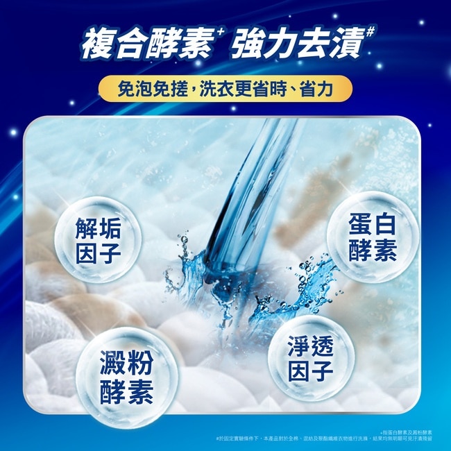 OMO 極淨速溶高效洗衣精 瞬淨去漬 補充包 2.0KG