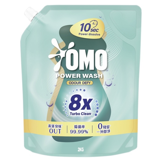 OMO 極淨速溶高效洗衣精 瞬淨除臭 補充包 2.0KG