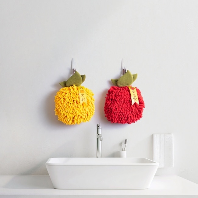 Miine 福氣萌萌擦手巾-桔利