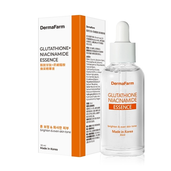 DermaFarm 穀胱甘肽+菸鹼醯胺煥采精華液30ml image