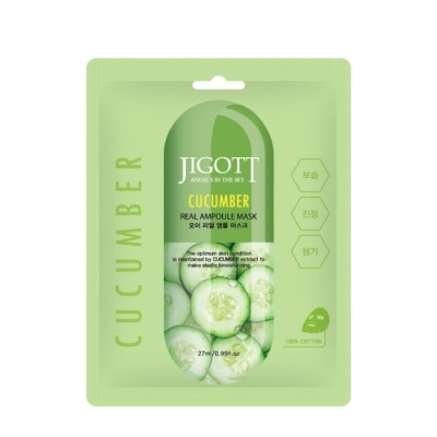 JIGOTT 【韓國 JIGOTT】鎖水保濕安瓶面膜 黃瓜 27mlX30片
