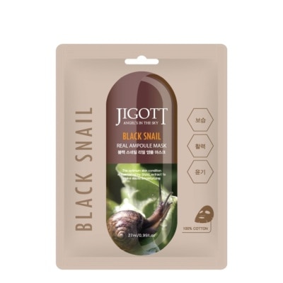 JIGOTT 【韓國 JIGOTT】鎖水保濕安瓶面膜 蝸牛 27mlX30片
