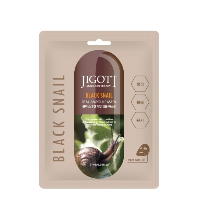 【韓國 JIGOTT】鎖水保濕安瓶面膜 蝸牛 27mlX30片