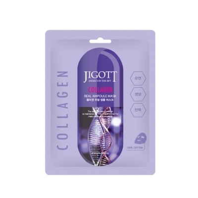 JIGOTT 【韓國 JIGOTT】鎖水保濕安瓶面膜 膠原蛋白 27mlX30片