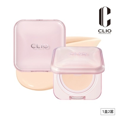 CLIO 珂莉奧 粉鑽亮采氣墊粉餅 SPF50+， PA++++ (19N白皙色)