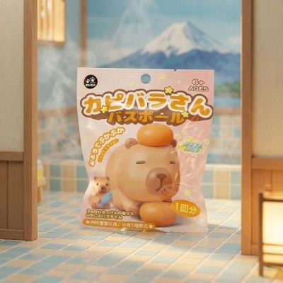 Watsons 屈臣氏 LOVE COLOR日式療癒泡澡入浴球50g(卡皮巴拉)