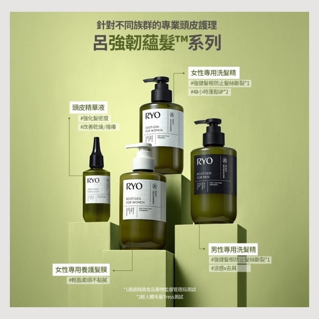 呂 強韌蘊髮洗髮精(女性專用)242ml